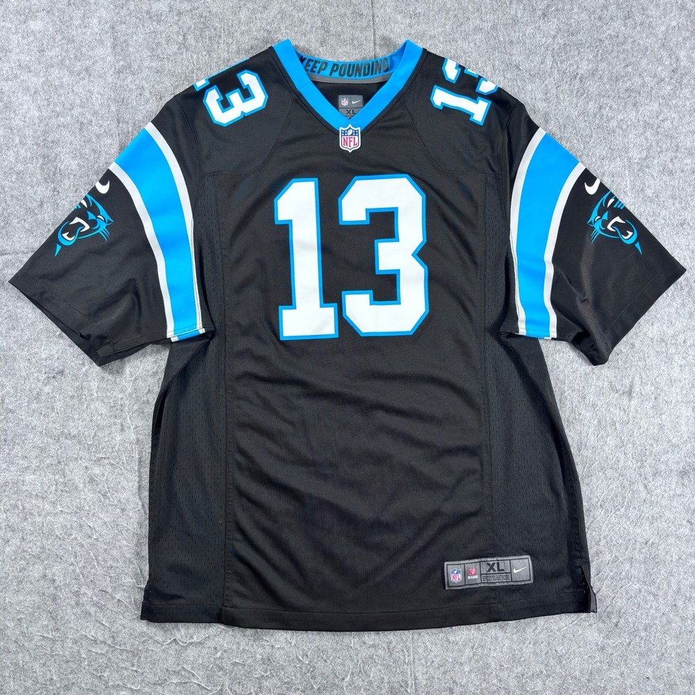 Nike Carolina Panthers Kelvin Benjamin 13 NFL Jersey Mens XL Black SU121204HBB
